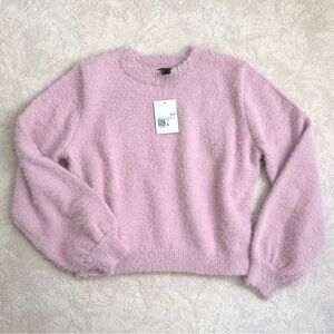 Blush Junior’s Long Sleeve Acrylic Sweater, Juniors Small